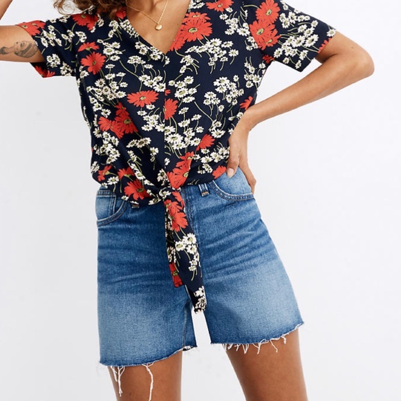 Madewell Pants - The Perfect Jean Short in Ullman Wash